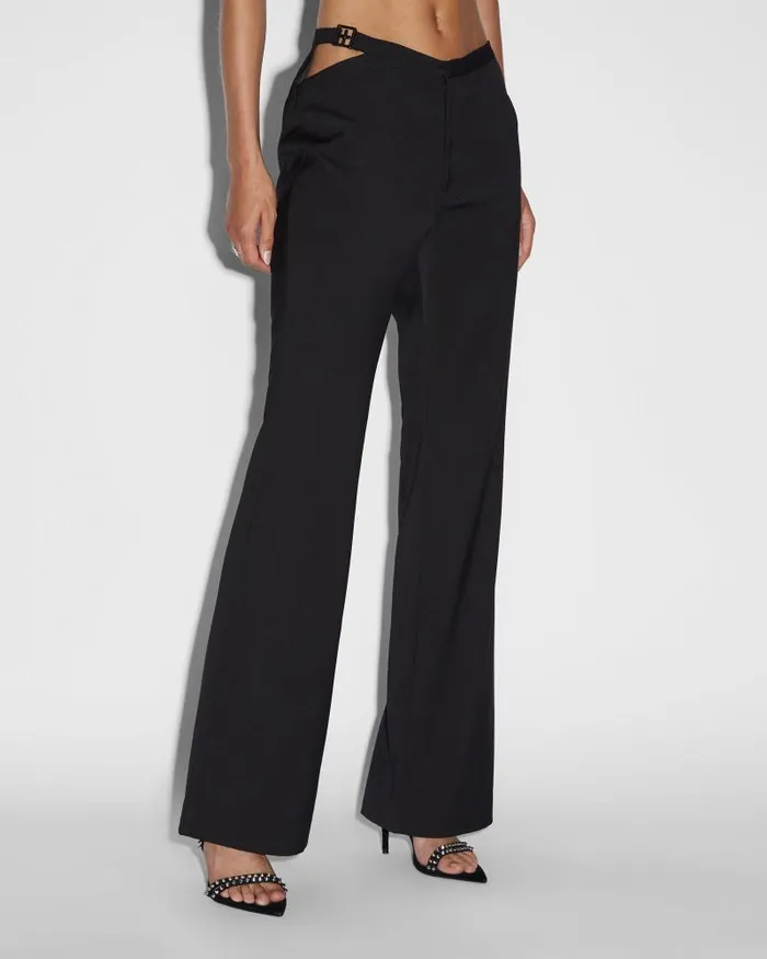 Ksubi Dettached Soho Trouser Black Womens Flare