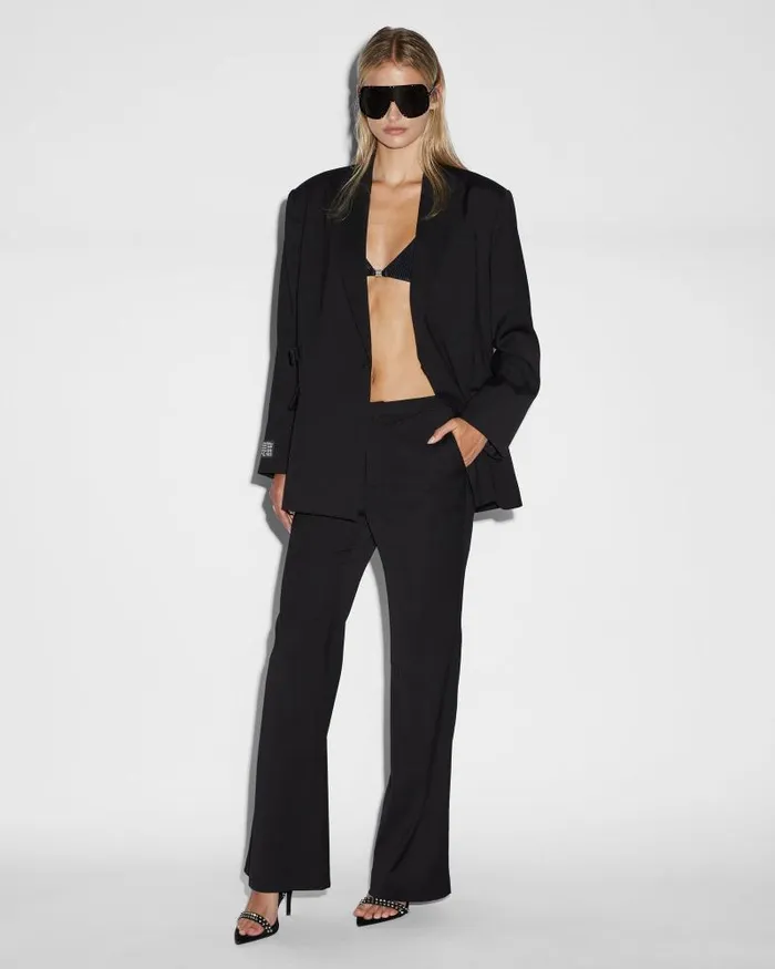 Ksubi Dettached Soho Trouser Black Womens Flare