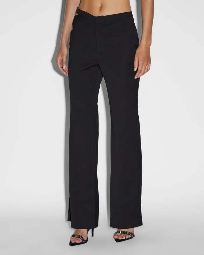 Ksubi Dettached Soho Trouser Black Womens Flare