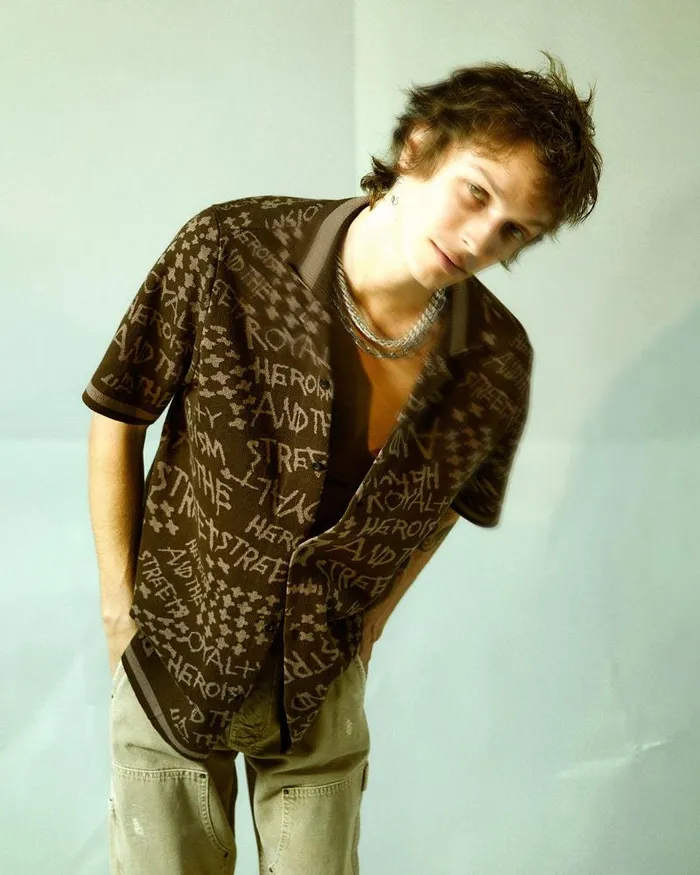Ksubi Heroism Knit Resort Ss Shirt Java Mens Shirts
