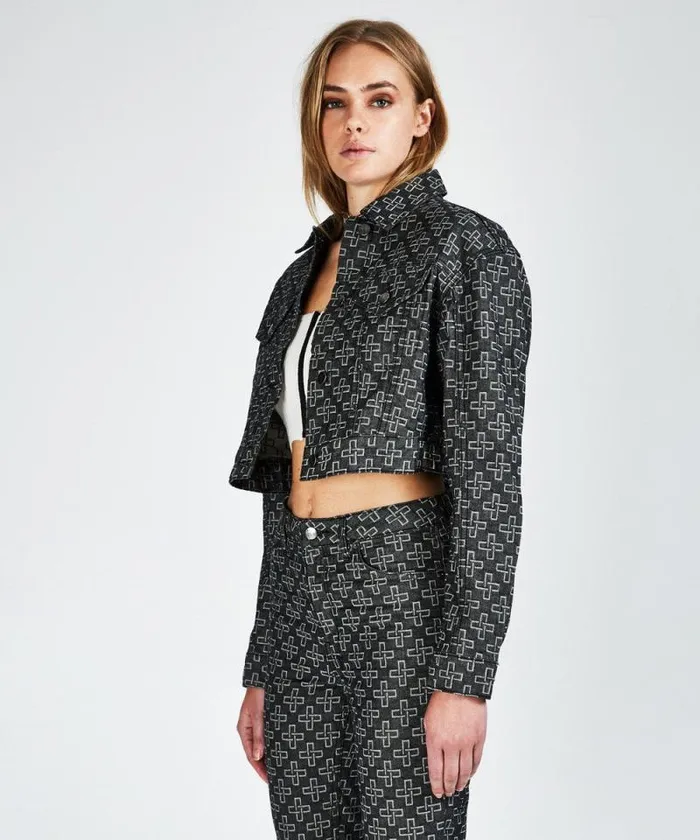 Ksubi Jett Jacket Black Monogram Womens Jackets