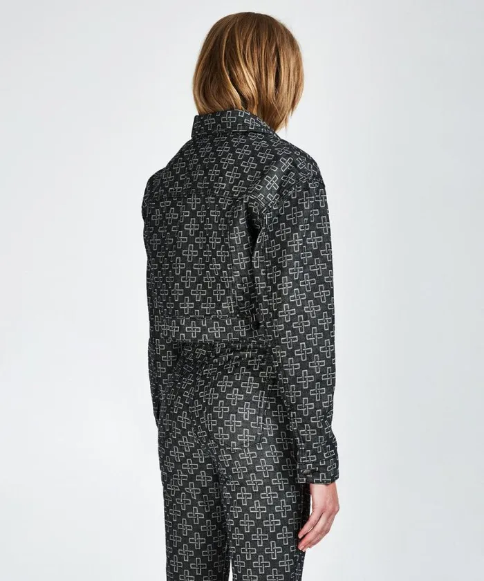 Ksubi Jett Jacket Black Monogram Womens Jackets