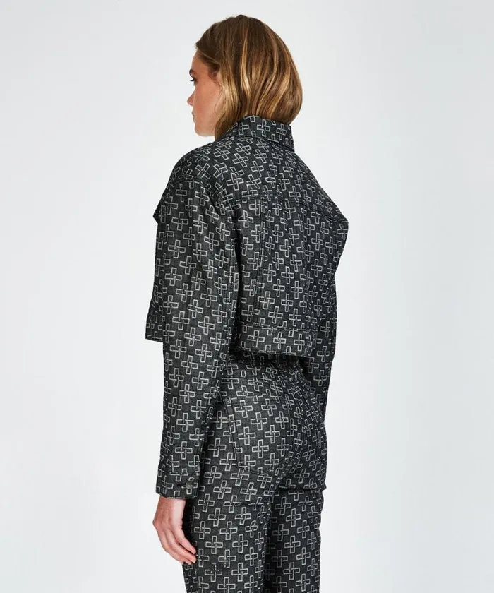 Ksubi Jett Jacket Black Monogram Womens Jackets