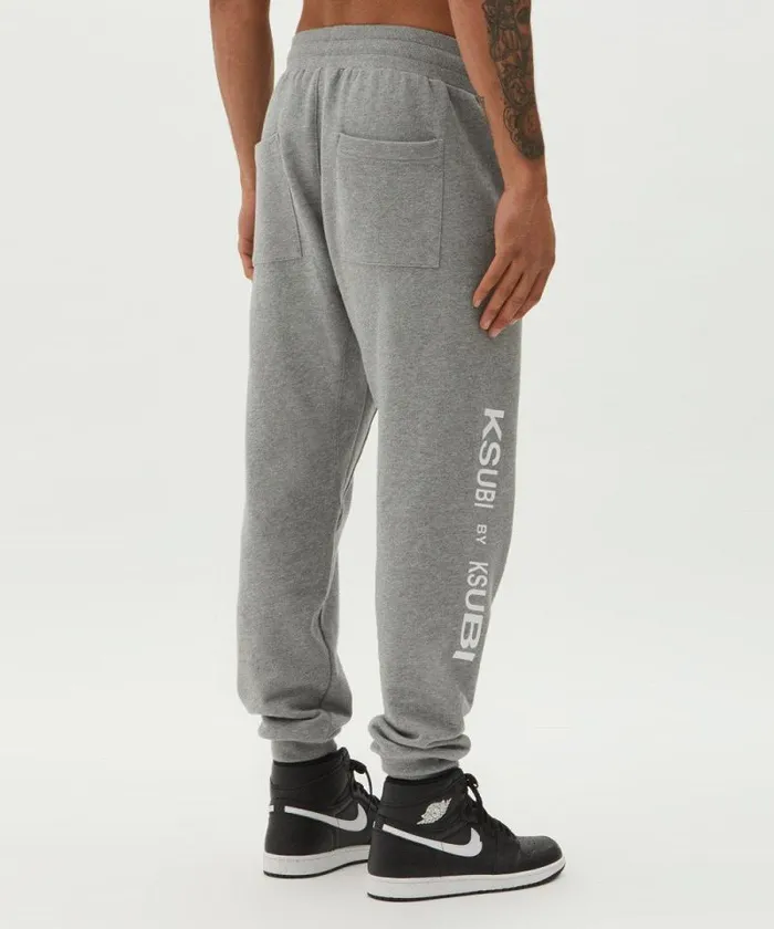 Ksubi Ksubi By Ksubi Trax Grey Marle Mens Pants