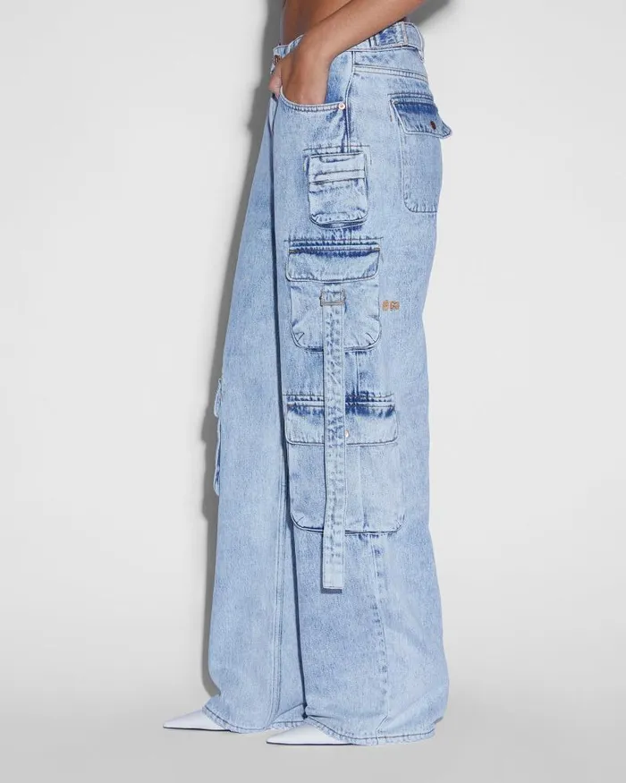 Ksubi Low Rider Cargo Mills Blue WomensMens Cargo Pants