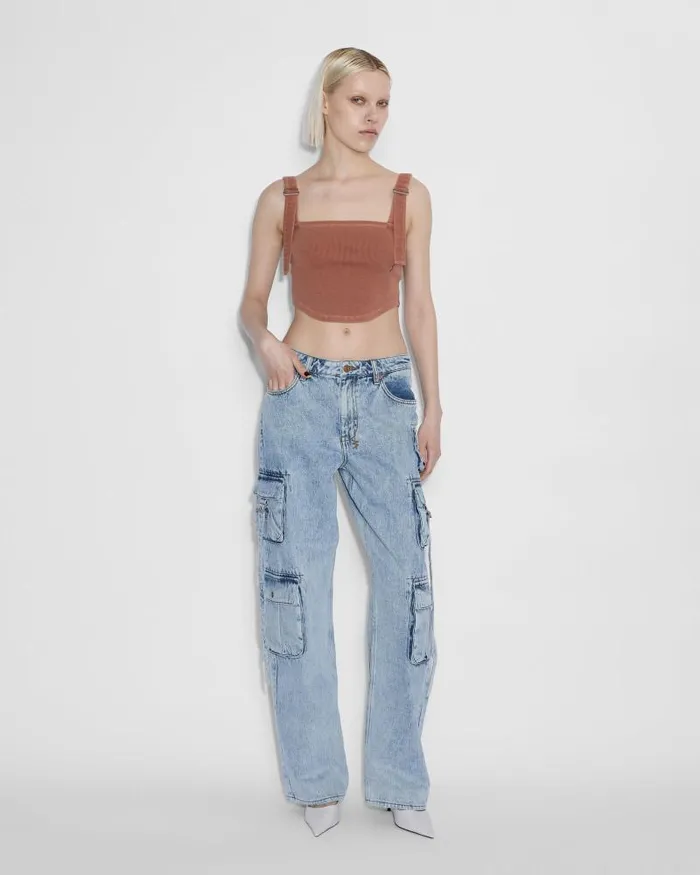 Ksubi Low Rider Cargo Mills Blue WomensMens Cargo Pants