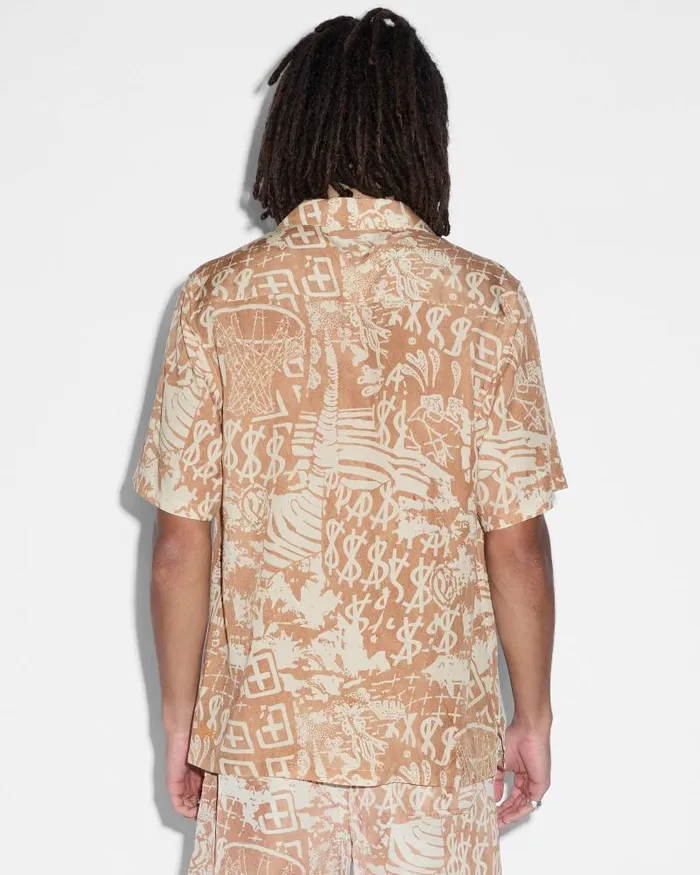 Ksubi Mills Ikon Resort Ss Shirt Multi WomensMens Shirts