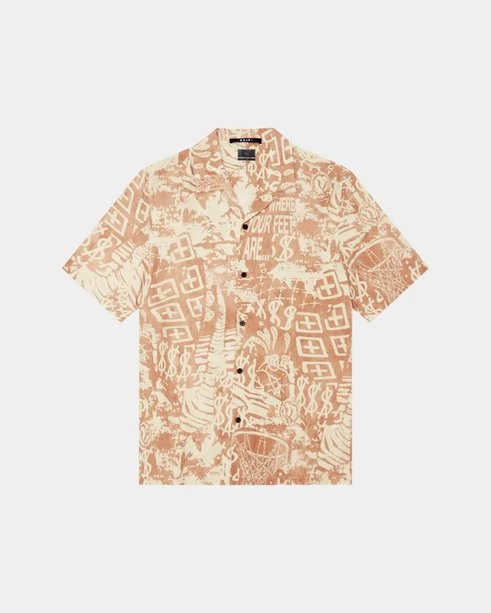 Ksubi Mills Ikon Resort Ss Shirt Multi WomensMens Shirts