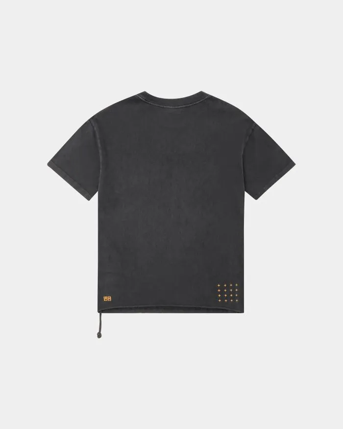 Ksubi Mills Pocket Ss Tee Faded Black WomensMens TShirts