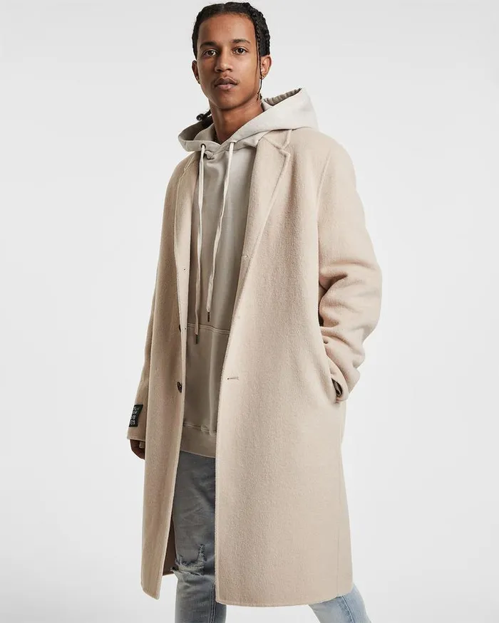 Ksubi Mogul Coat Stone Mens Jackets