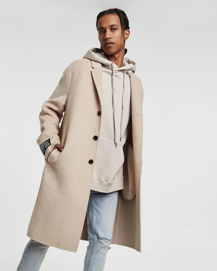 Ksubi Mogul Coat Stone Mens Jackets