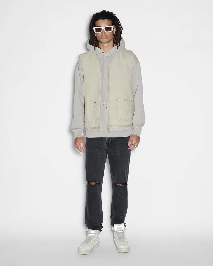 Ksubi Motto Biggie Hoodie Dust WomensMens Sweats