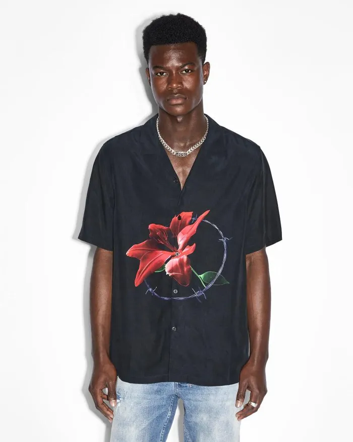 Ksubi Nft Resort Ss Shirt Black Mens Shirts