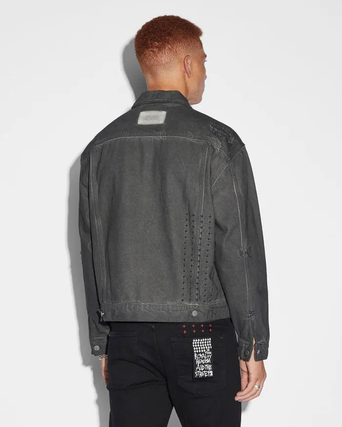 Ksubi Oh G Jacket Oil Slick Repair Mens Jackets