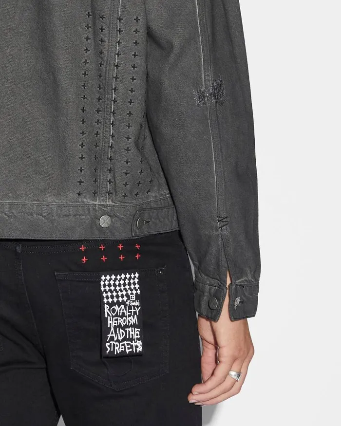 Ksubi Oh G Jacket Oil Slick Repair Mens Jackets