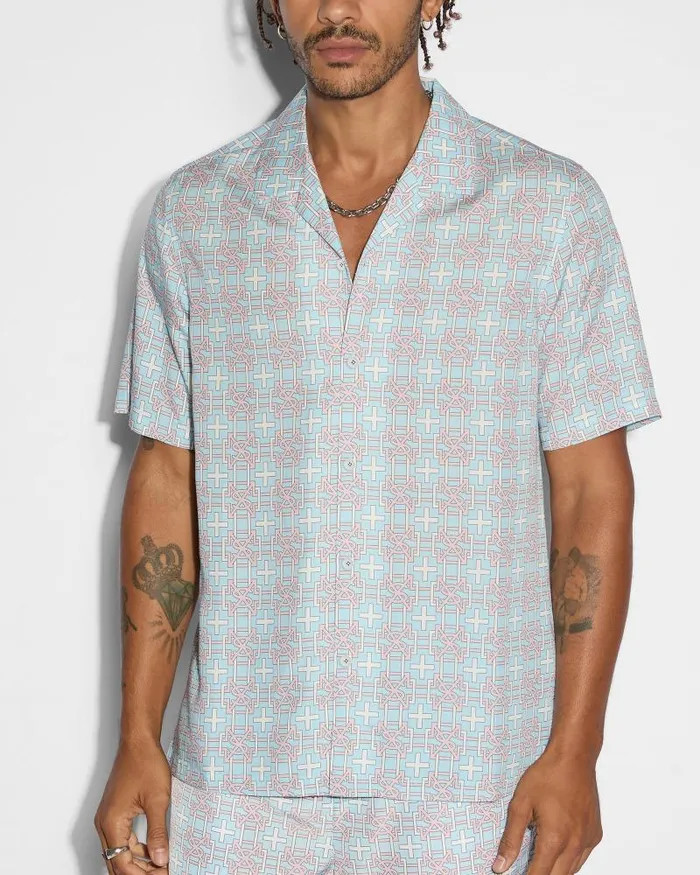 Ksubi Plus Resort Ss Shirt Paradise Mens Shirts