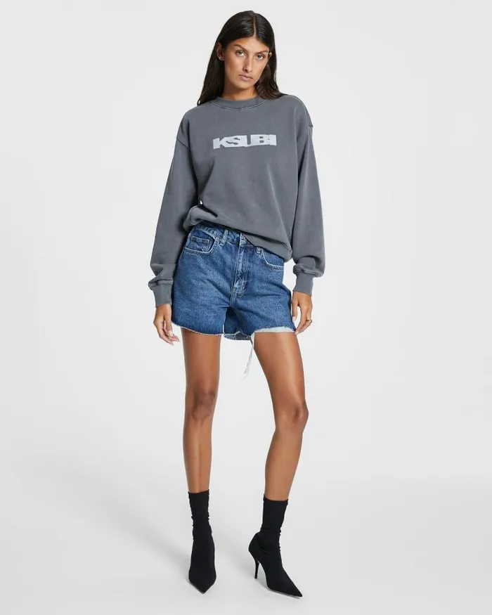 Ksubi Rise N Hi Exposed Recall Womens Denim Shorts