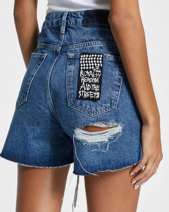Ksubi Rise N Hi Exposed Recall Womens Denim Shorts