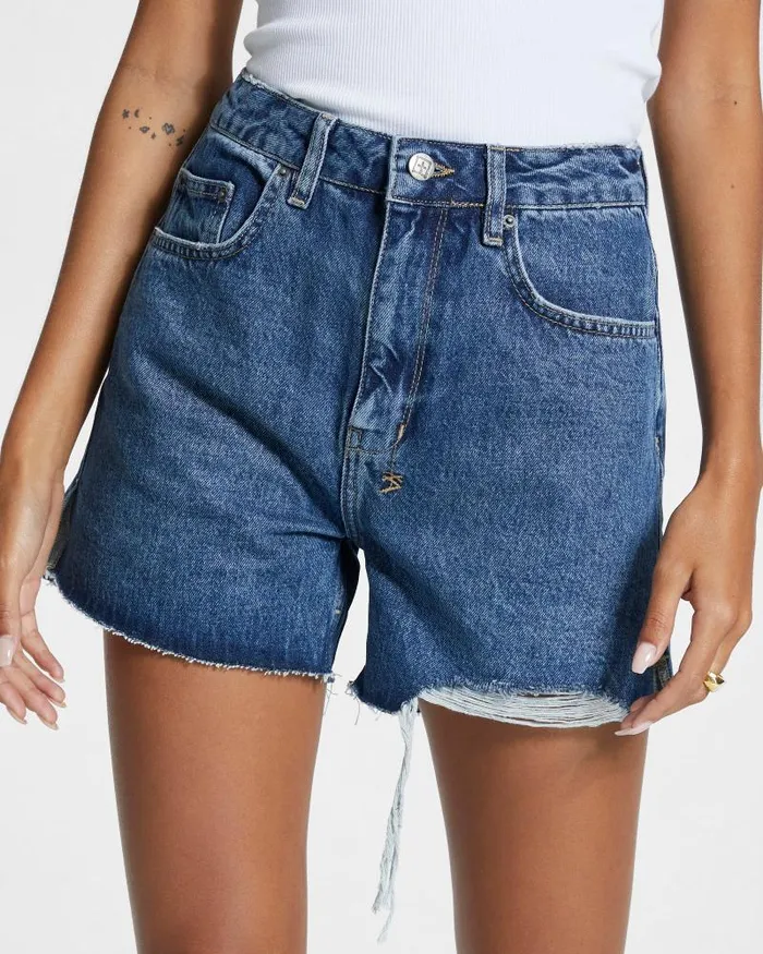 Ksubi Rise N Hi Exposed Recall Womens Denim Shorts