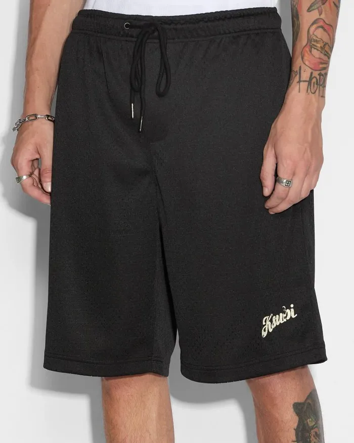 Ksubi Roll Mesh Short Black Mens Shorts