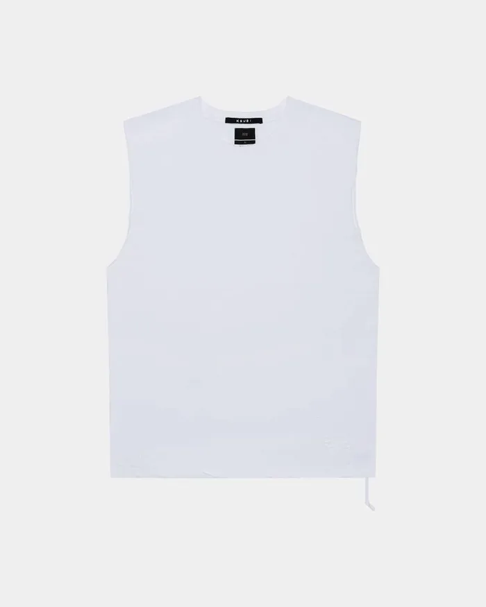 Ksubi Sioux Cut Tee Vintage White Mens TShirts