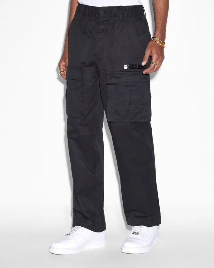 Ksubi Speeder Fugitive Cargo Black Mens Pants