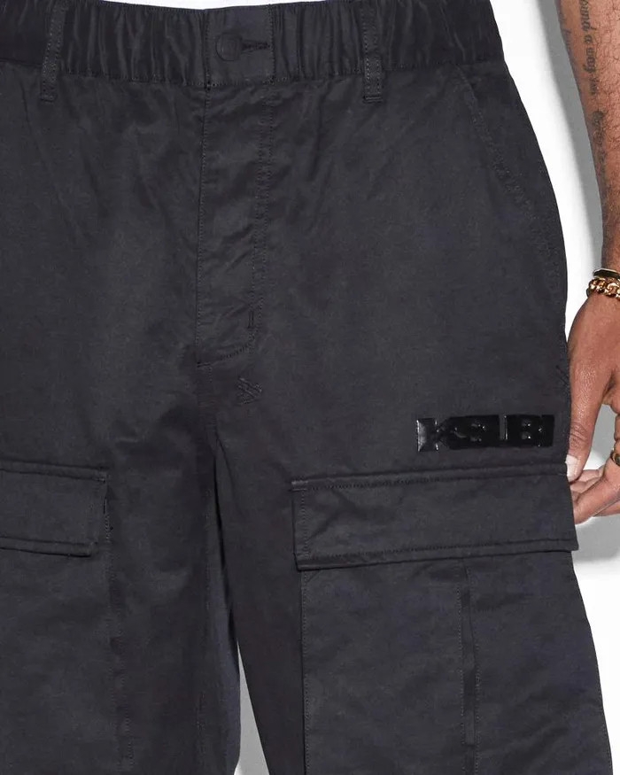 Ksubi Speeder Fugitive Cargo Black Mens Pants