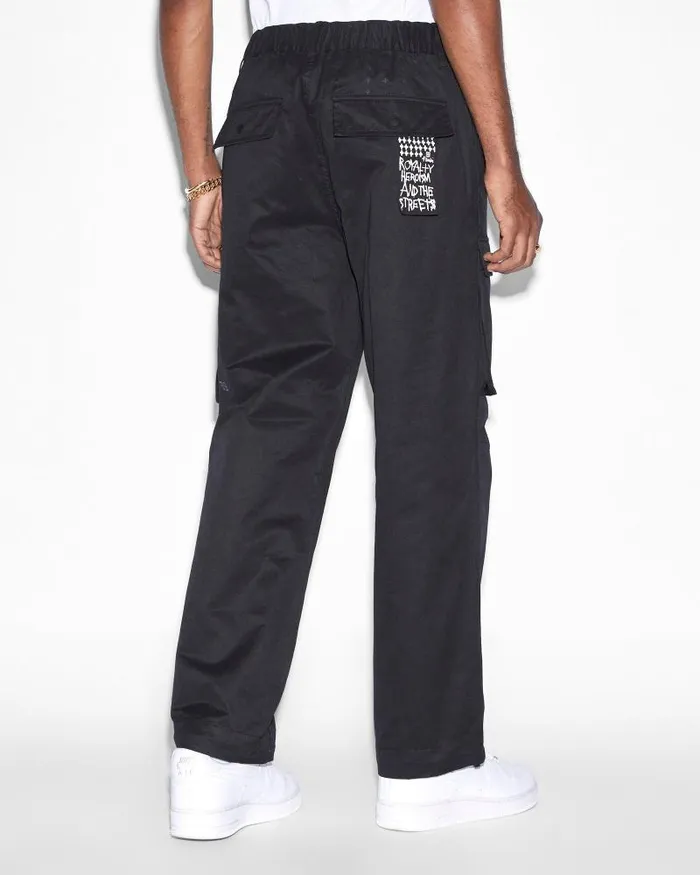 Ksubi Speeder Fugitive Cargo Black Mens Pants