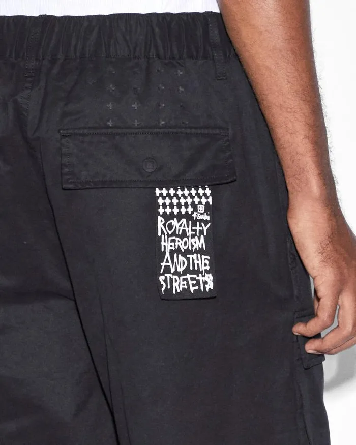 Ksubi Speeder Fugitive Cargo Black Mens Pants
