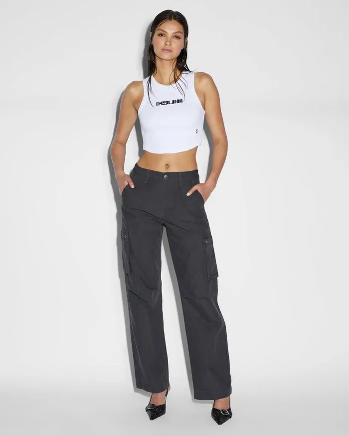 Ksubi Squad Cargo Charcoal Womens Pants
