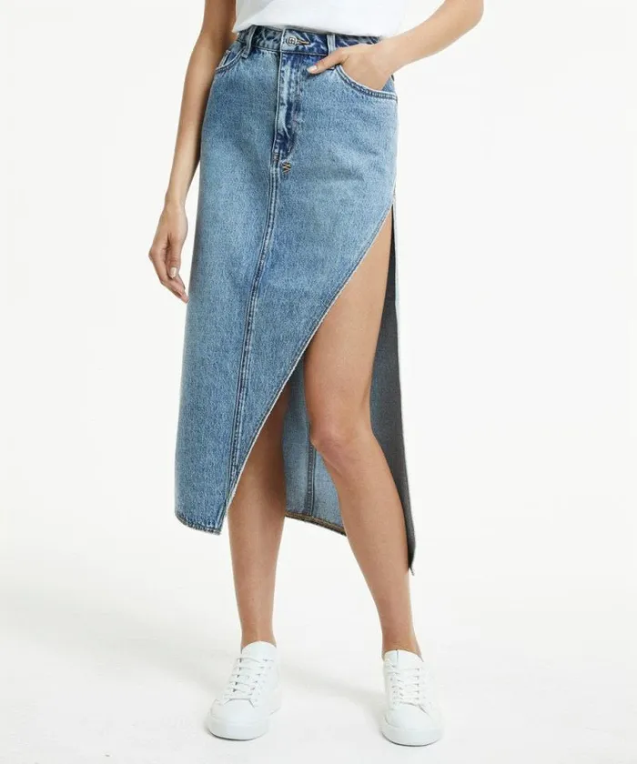 Ksubi Synergy Skirt Vibez Womens Denim Skirts