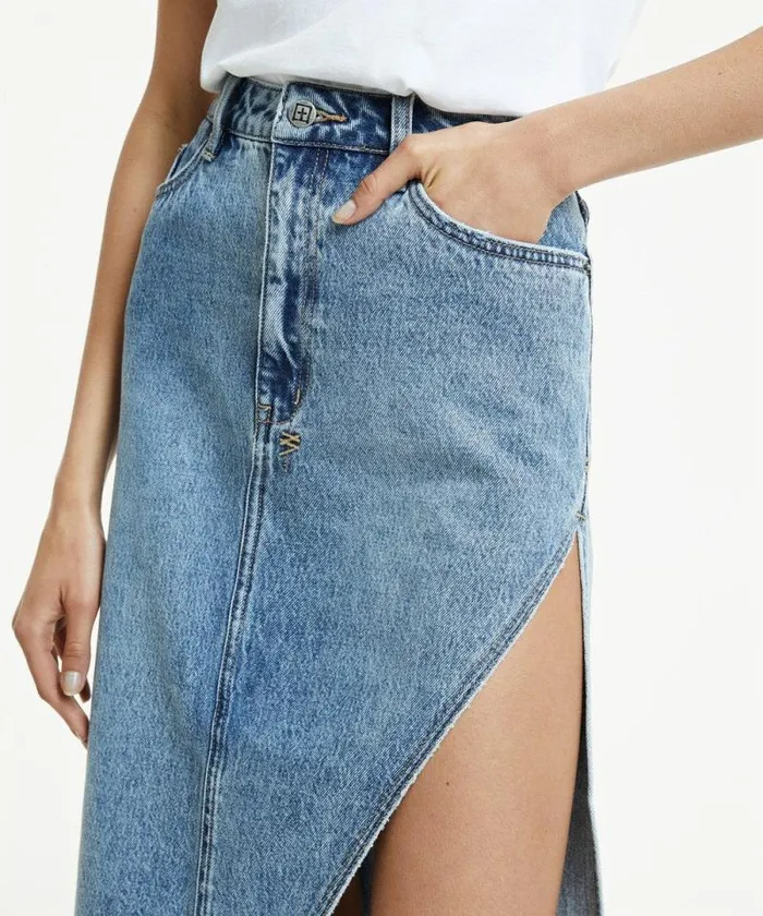 Ksubi Synergy Skirt Vibez Womens Denim Skirts