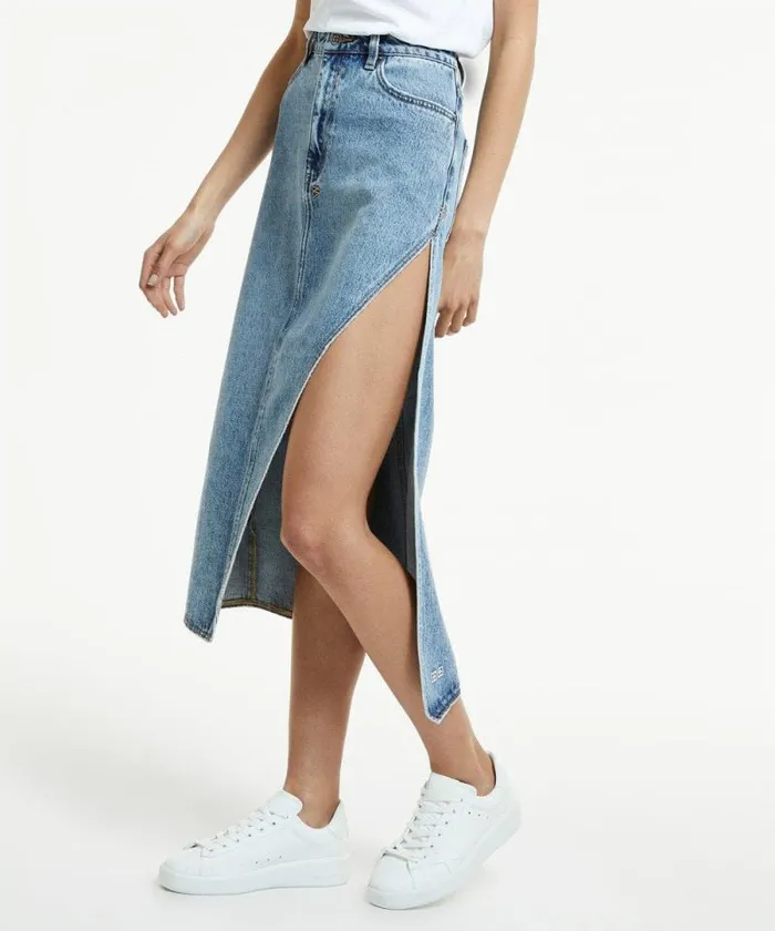 Ksubi Synergy Skirt Vibez Womens Denim Skirts