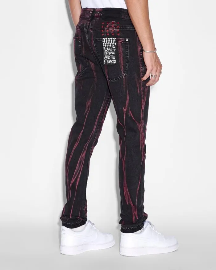 Ksubi Van Winkle Refrakt Red Mens Skinny