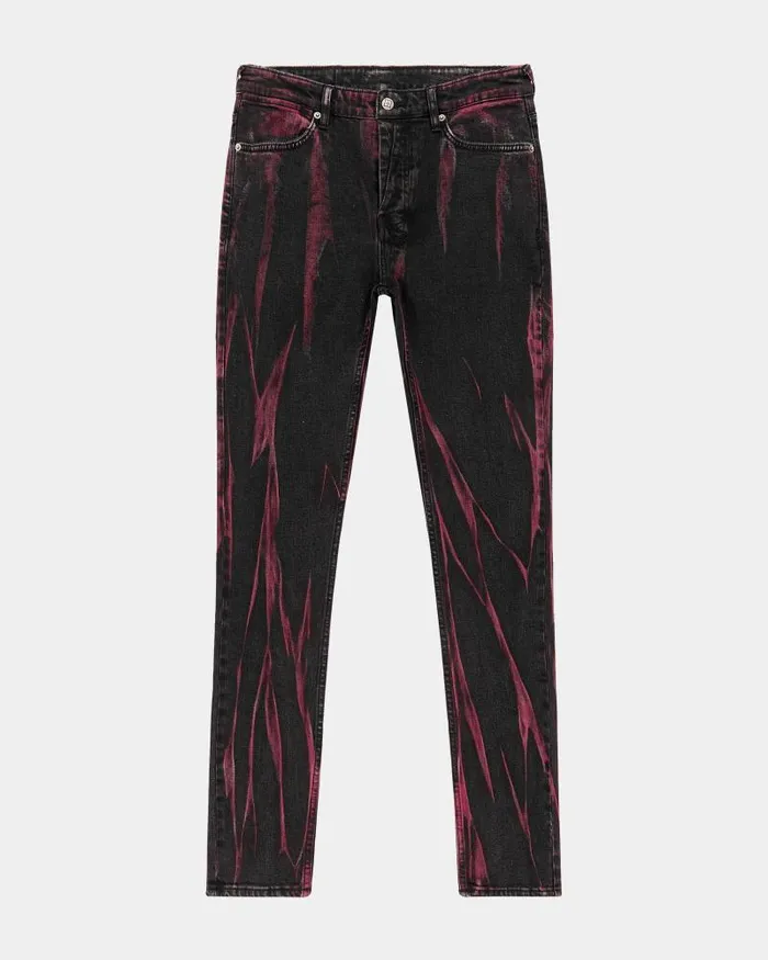 Ksubi Van Winkle Refrakt Red Mens Skinny