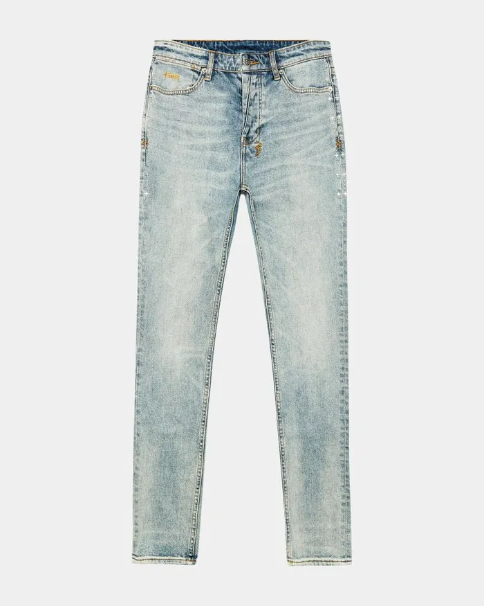 Ksubi Van Winkle Sky High Metalik Mens Skinny