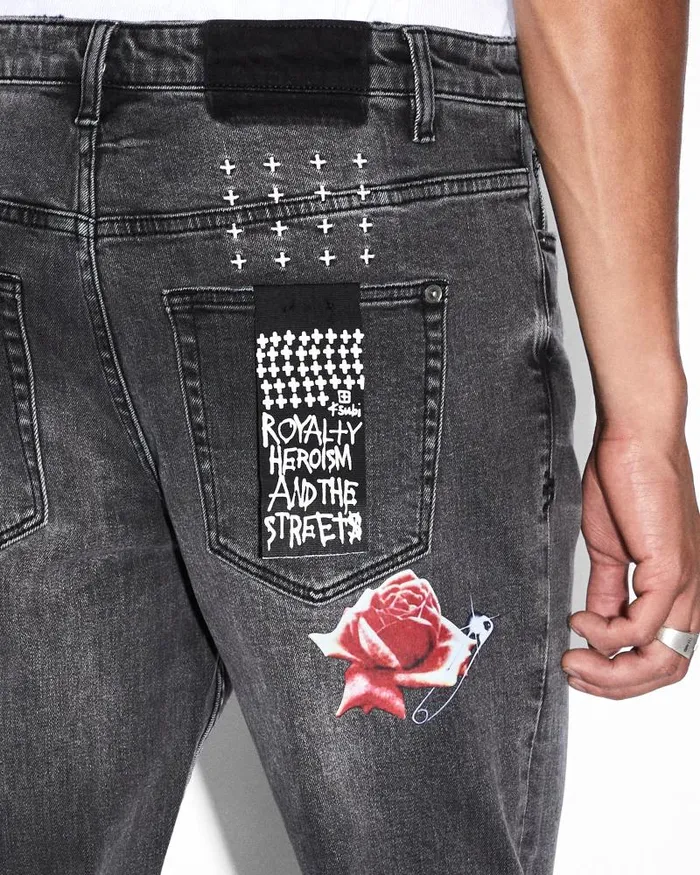 Ksubi Wolfgang Rose Garden Mens Tapered