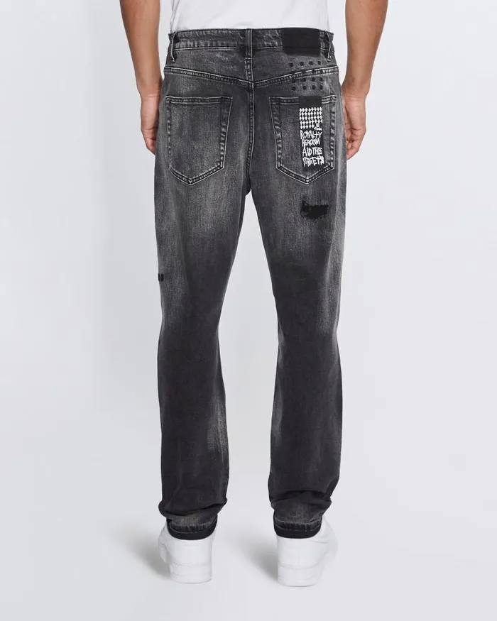 Ksubi Wolfgang Tektonik Black Mens Tapered