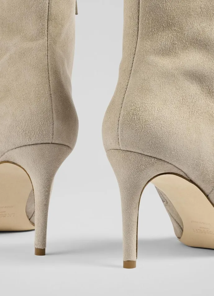 LKBennett Boots Women Aster Light Taupe Stiletto Ankle Boot