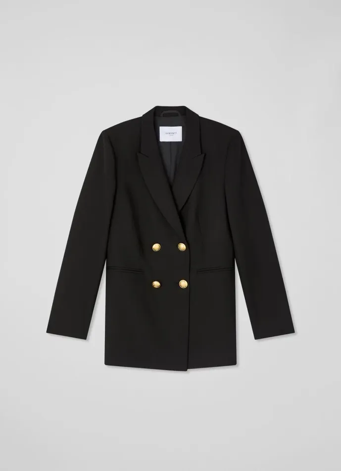 LKBennett Coats and Jackets Women Mariner Black Tailored Jacket LKBennett Coats and Jackets Women Mariner Black Tailored Jacket