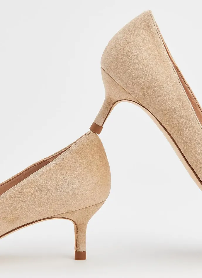 LKBennett Court Shoes Women Audrey Beige Suede Courts LKBennett Court Shoes Women Audrey Beige Suede Courts