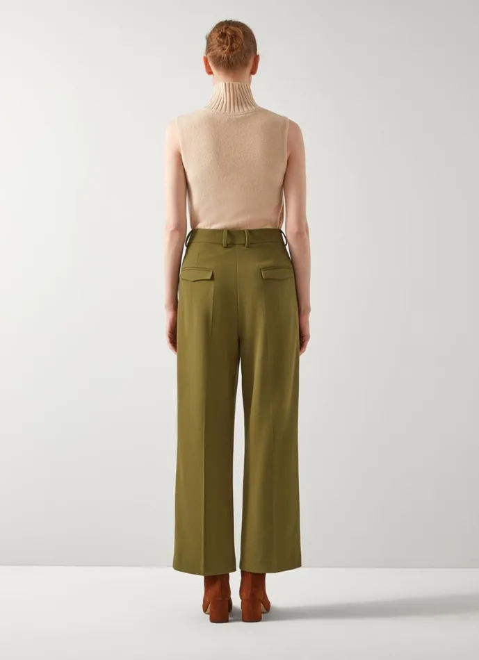 LKBennett Knitwear Women Frances Camel Roll Neck Recycled Nylon Knitted Relaxed Sleeveless Knit LKBennett Knitwear Women Frances Camel Roll Neck Recycled Nylon Knitted Relaxed Sleeveless Knit