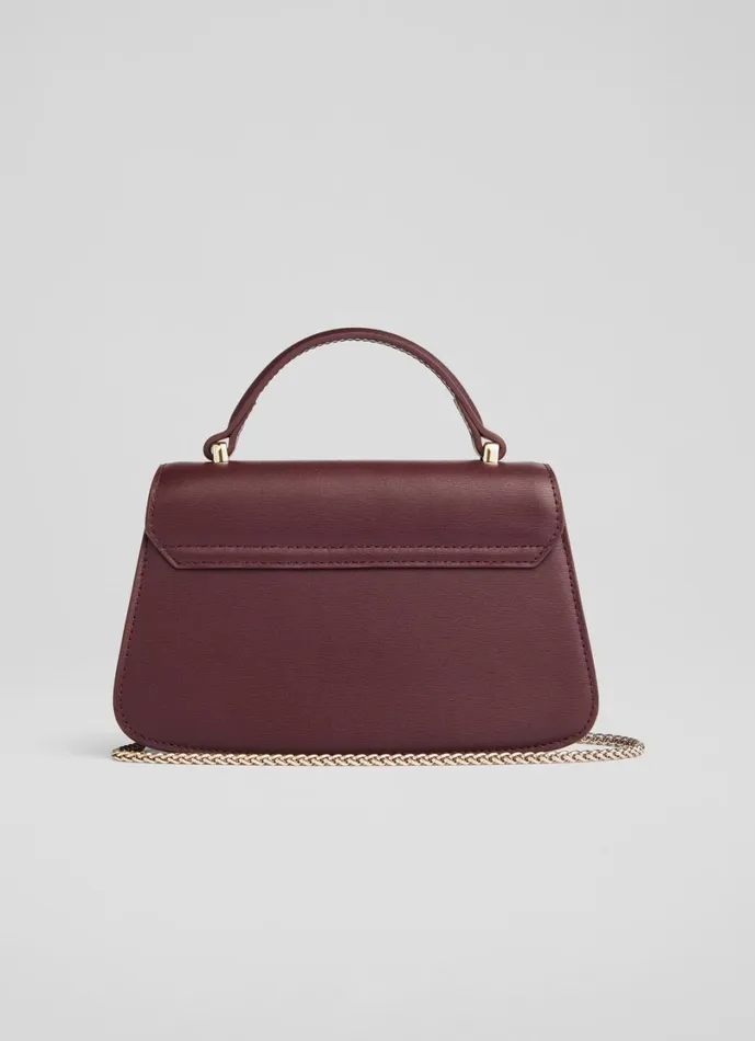 LKBennett Shoulder Bags Women Amoris Bordeaux Crossbody Top Handle Bag LKBennett Shoulder Bags Women Amoris Bordeaux Crossbody Top Handle Bag