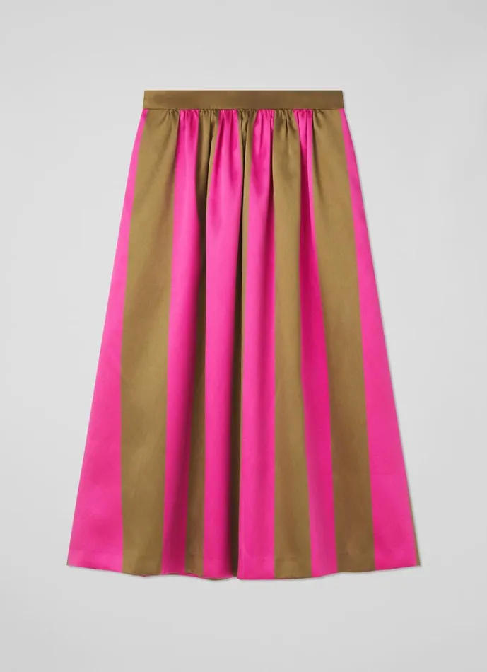 LKBennett Skirts Women Olsen Olive and Magenta Skirt