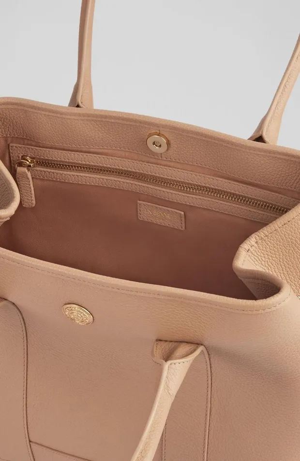 LKBennett Tote Bags Women Laurie Camel Grainy Leather Tote Bag LKBennett Tote Bags Women Laurie Camel Grainy Leather Tote Bag