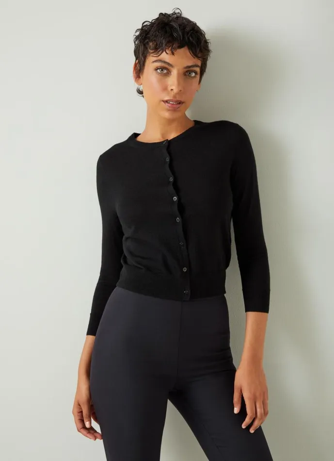 LKBennett Trousers Women Evan Black Crepe SlimCut Trousers LKBennett Trousers Women Evan Black Crepe SlimCut Trousers