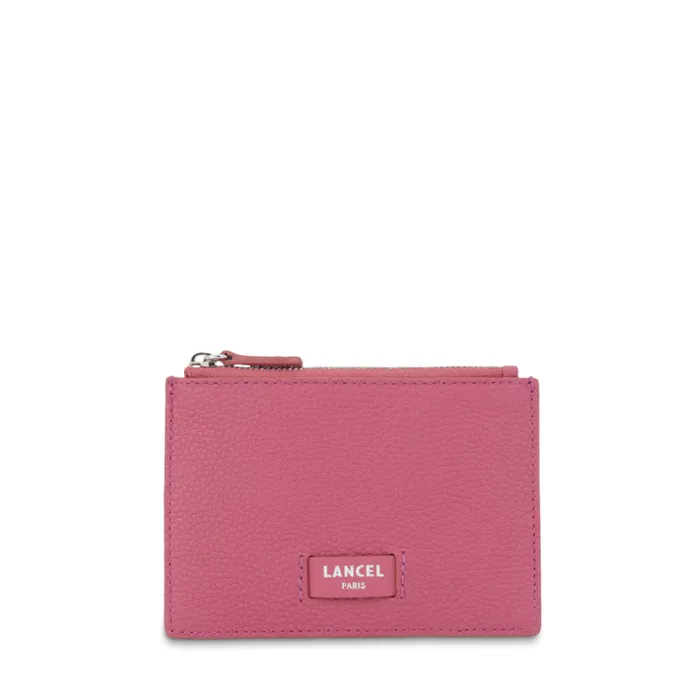 L Zip Cardholder Cherry Women Lancel Card Holder