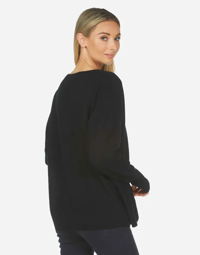 Ladona X Crystal Butterflies Black Women039s Lauren Moshi Long Sleeve