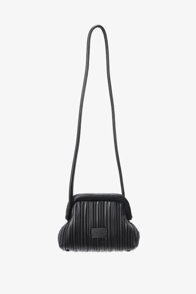 Lala Berlin Bags Crossbody Clutch Maude Vegan Leather Plisse Black 8211 Women
