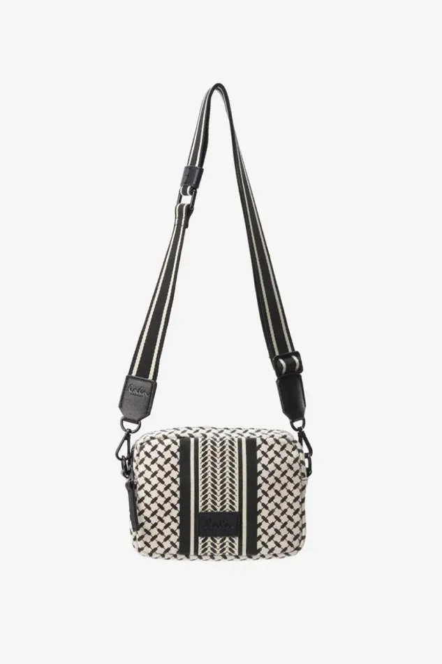 Lala Berlin Bags Crossbody Milly Canvas Heritage Stripe Black 8211 Women